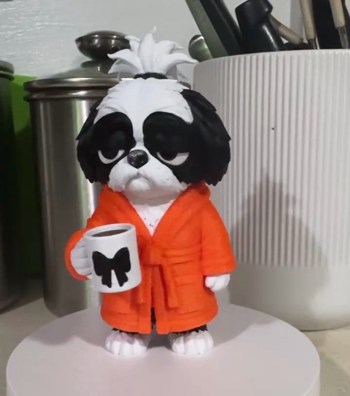 Custom dog figurine