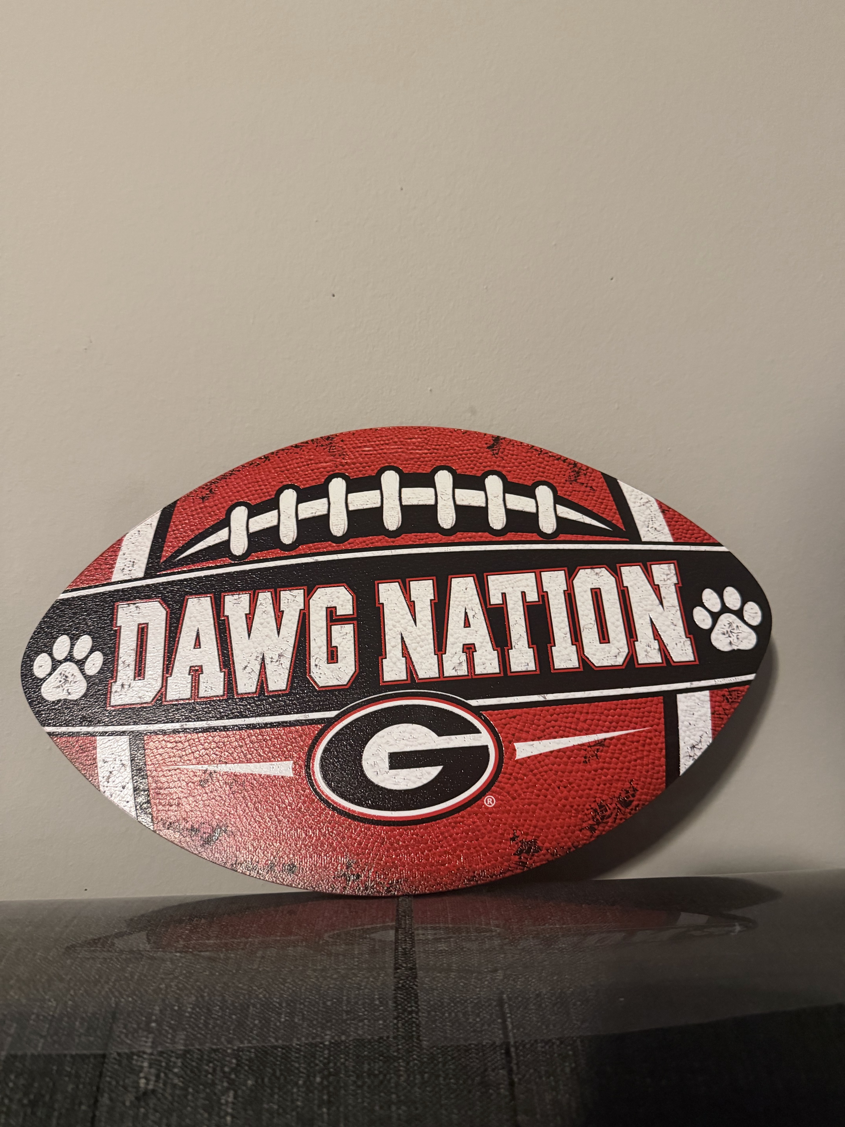 Football fan wall piece