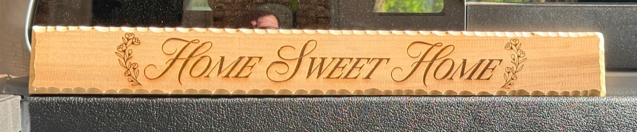 Home Sweet Home wood sign