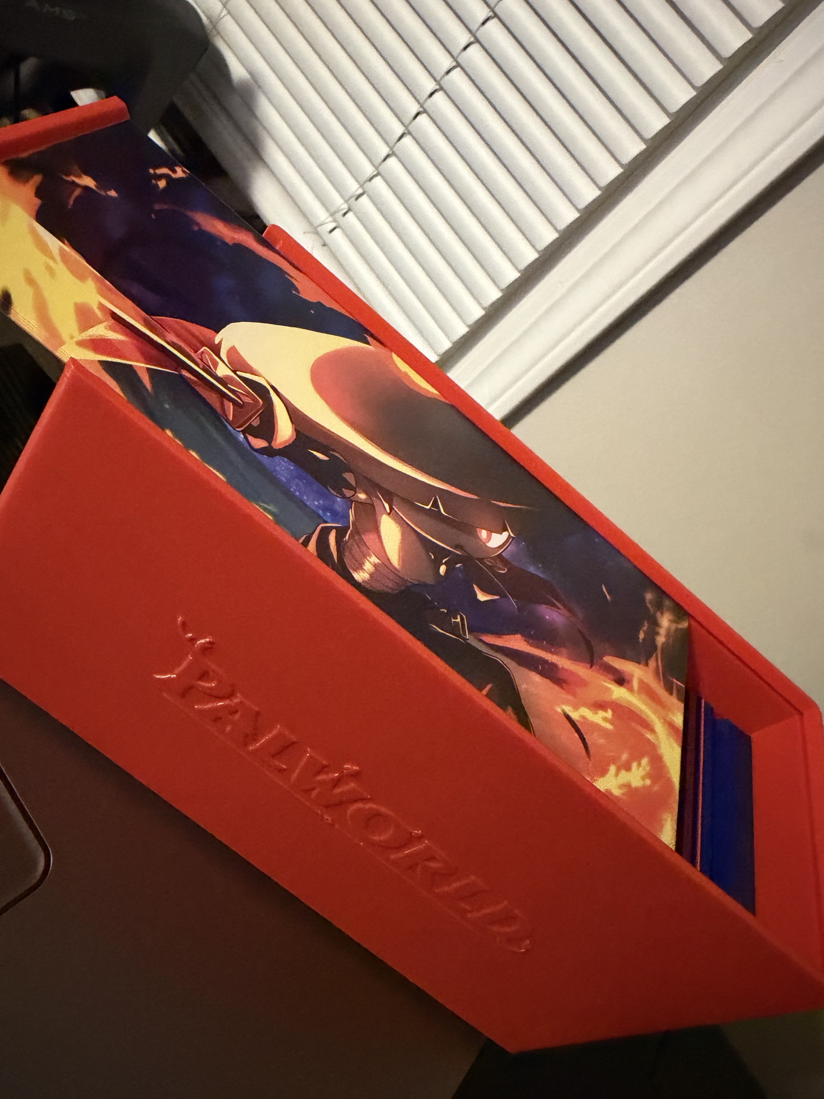 Red gaming card box
